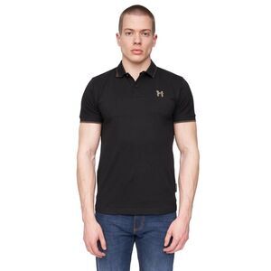 Henleys Mens Henflare Polo Shirt / Black